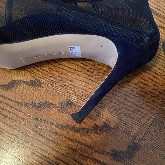 Marion Parke navy mesh heel - Picture 4 of 5